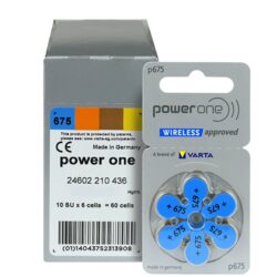Baterii auditive POWERONE P675 - 1 cutiex 10blx6 buc=60 buc