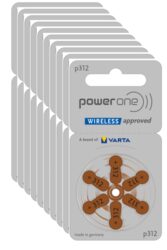 Baterii auditive POWERONE P 312 -5 blisterex6 buc-30 buc