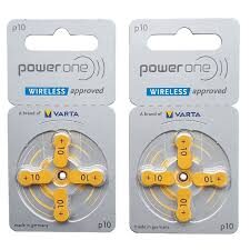Baterii auditive POWERONE P10 -1 cutiex 4 buc buc=40 buc 